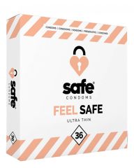 Safe Ultra Thin Feel Safe Condoms 36 pcs. (U)