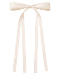 Beauty Flow Olivia Bow Barrette Soft Creme