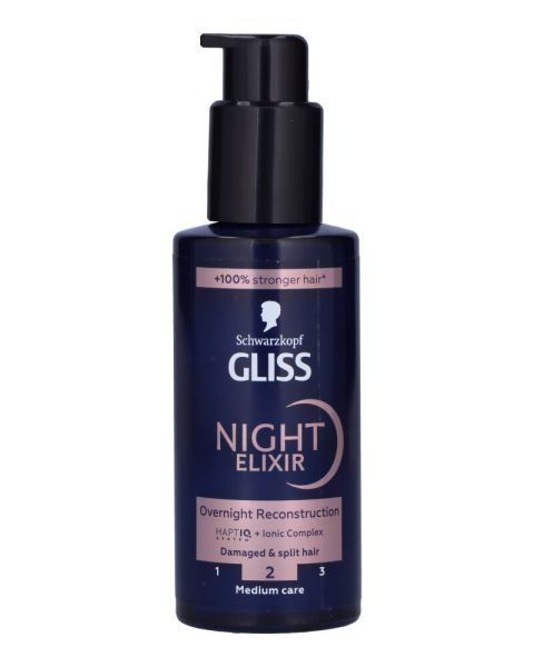 Schwarzkopf Gliss Night Elixir Medium Care